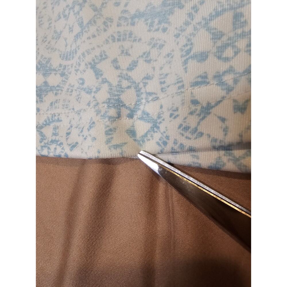 Pebble Beach DryLUX Performance Ombre Golf Skort White Blue Large - Picture 4 of 7
